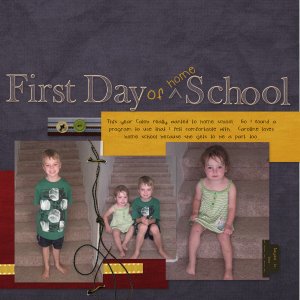 First day of Home School