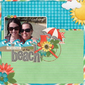at the beach