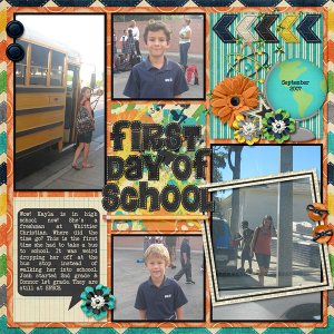 First Day of School