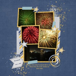 Fireworks Over the River
