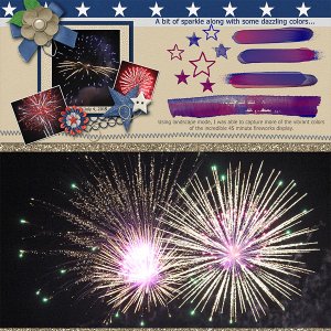 A bit of sparkle along with some dazzling colors