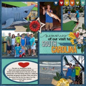 memories of our visit to South Carolina