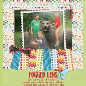 fogged lens