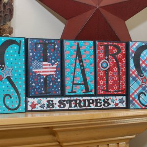 patriotic blocks