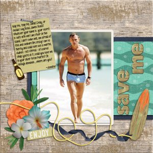 Week Two - Lost At Sea....Daniel Craig - SAVE ME!!!!