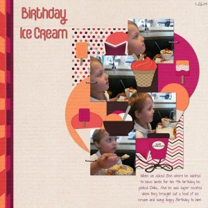 Birthday Ice Cream