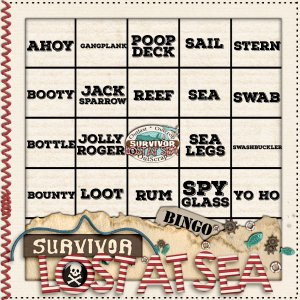 Survivor Immunity Challenge Week 3 Bingo card