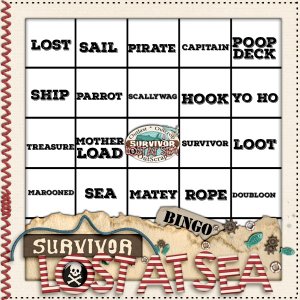NancyC Lost At Sea Survivor 6 Bingo Card