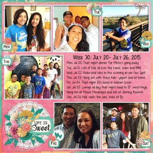 P52- Week 30: Jul 20-Jul 26, 2015