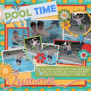 Pool Time (Dakota's Birthday)