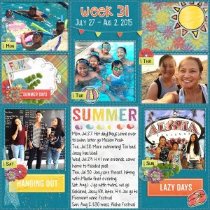 P52- Week 31: Jul 27- Aug 2