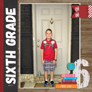 Ben 1st day Middle School