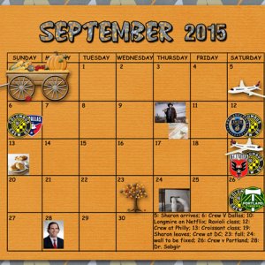 September Sum-Up Calendar