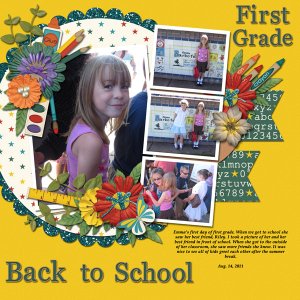 1st day of 1st grade