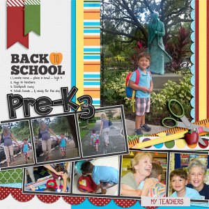 First Day of School 2015