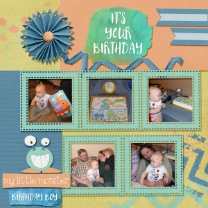 Birthday Boy Little Monster