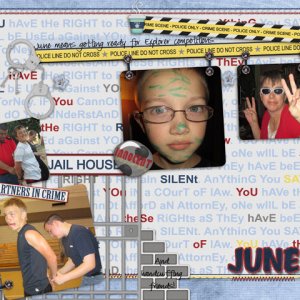 June Calendar topper