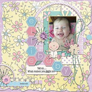 Ellie Baby! Tell us... what makes you giggle so?