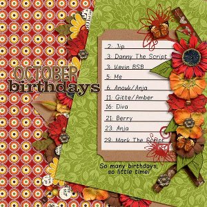 October Birthdays