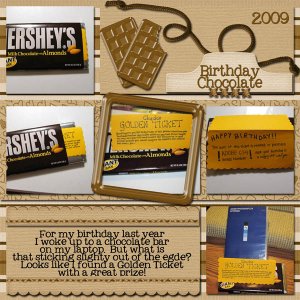 Birthday Chocolate
