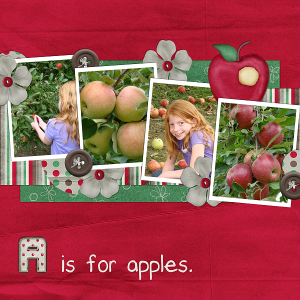 A is for apples