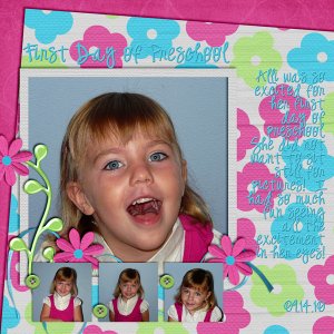 First Day of Preschool