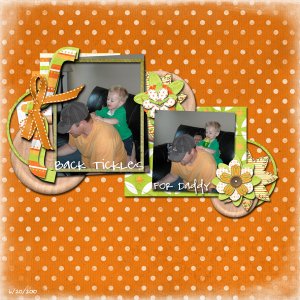 Back Tickles for Daddy