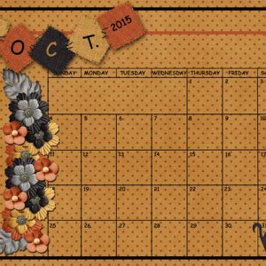 October Sum Up Calendar