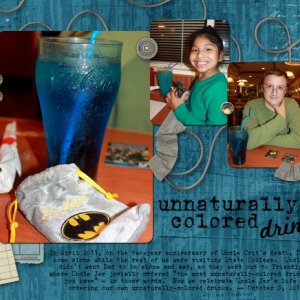 Unnaturally Colored Drinks