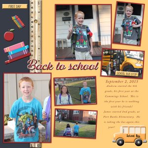 2015 First Day of School