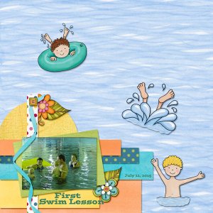 First Swimming Lesson