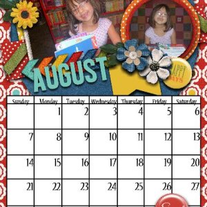 August Calendar