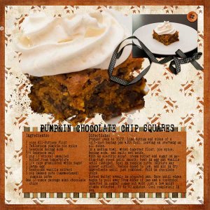Pumpkin Chocolate Chip Squares