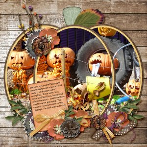 Pumpkin display