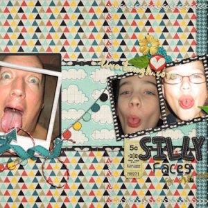 Silly Faces for Aunt Mary