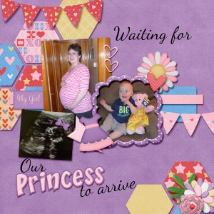 Waiting for our princess