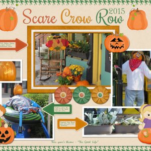 Scare Crow Row 2015