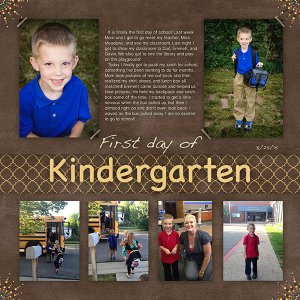 First day of Kindergarten