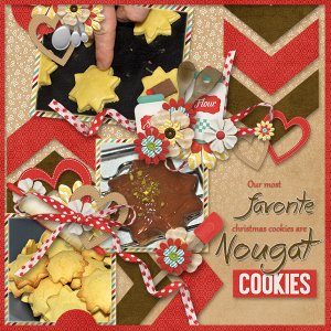 Nougat Cookies