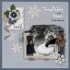 Snowflakes are Kisses from Heaven