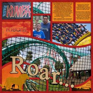Kumba...means Roar...
