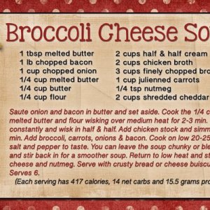 Broccoli Cheese Soup