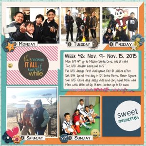 P52- Week 46: Nov 9- Nov 15