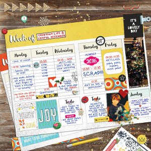 everyday planner + joyful december