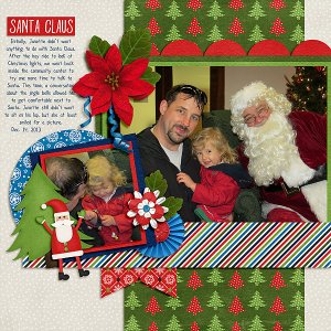 Janette with Santa 2013