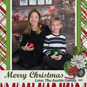 kids Christmas card 2015