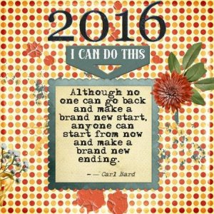 Resolution for 2016 - January 2016 Mini Kit Challenge