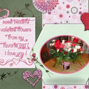 Valentine Flowers - February 2016 Font Challenge