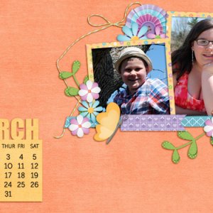 Desktop for March