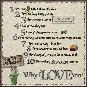 10 things I love about you